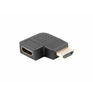 LANBERG HDMI(M) na HDMI(F) adaptér uhlový RIGHT čierny vyobraziť