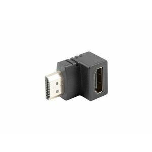 LANBERG HDMI(M) na HDMI(F) adaptér uhlový dole čierny vyobraziť