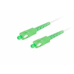 LANBERG optický patch cord SM SC/APC-SC/APC simplex 20m LSZH G657A2 priemer 3mm, farba biela vyobraziť