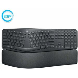 Logitech Wireless Keyboard K860 ERGO, DE vyobraziť