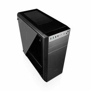 Modecom PC skriňa OBERON PRE GLASS BLACK MIDI, 2x USB 3.0, 2x USB 2.0, audio HD, čierna, sklenený bočný panel, bez zdroja vyobraziť