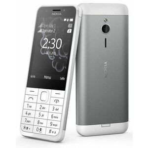 Nokia 230 Dual SIM, Silver vyobraziť