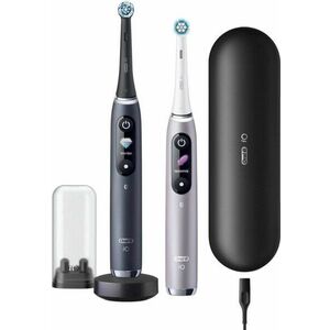 Oral-B iO Series 9 Duo Black Onyx & Rose Quartz set elektrických zubných kefiek, magnetické, 7 režimov, AI vyobraziť