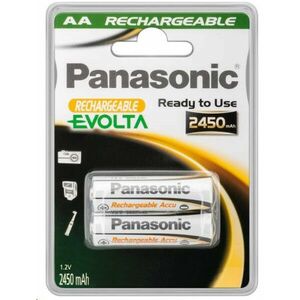 PANASONIC Nabíjacie batérie EVOLTA (Ready to Use - pre Náročné podmienky) HHR-3XXE/2BC 2450mAh AA 1, 2V (Blister 2ks) vyobraziť