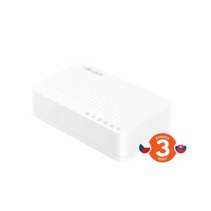 S105 5 x 10/100 Mb/s Mini Eco Switch, Desktop, Auto MDI/MDIX, do 1, 5 Watt, fanless vyobraziť