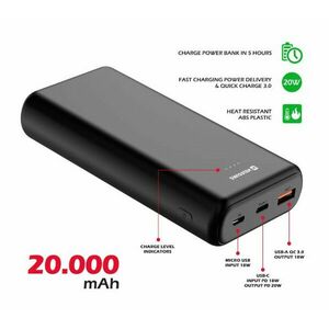 SWISSTEN POWER LINE POWER BANK 20000 mAh vyobraziť