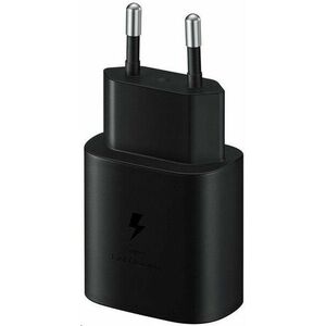 Samsung cestovná nabíjačka EP-TA800XBE, Quickcharge 25W, kábel USB-C, čierna vyobraziť