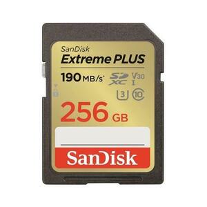 SanDisk Extreme PLUS SDXC 256GB 190MB/s V30 UHS-I vyobraziť