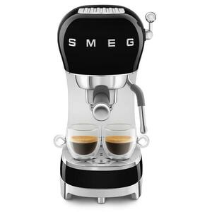 Smeg ECF02BLEU kávovar na espresso, pákový, 1350 W, 15 bar, termoblok, pasívny ohrievač šálok, čierny vyobraziť