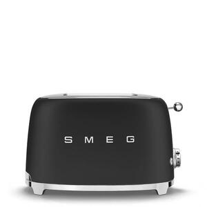 Smeg TSF01BLMEU sendvičovač / hriankovač, 2 toasty, 6 úrovní opekania, zásuvka na omrvinky, štýl. 50. rokov, matne čierna vyobraziť