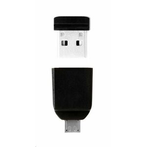 Adaptér OTG USB/MicroUSB Čierny vyobraziť