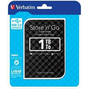 VERBATIM Store´n´ Go 2, 5" GEN2 1TB USB 3.0 čierny vyobraziť