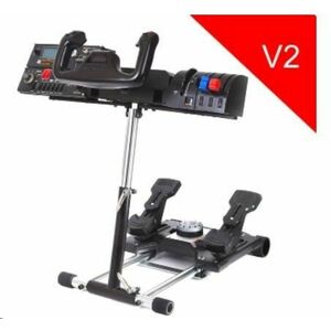 Wheel Stand Pro DELUXE V2, stojan na joystick a pedále Saitek Pro Rudder, Pro Flight Yoke System vyobraziť