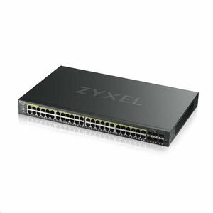 Zyxel GS2220-50HP 50-port L2 Managed Gigabit PoE Switch, 44x gigabit RJ45, 4x gigabit RJ45/SFP, 2x SFP, PoE 375W vyobraziť