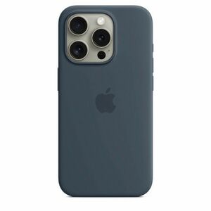 iPhone 15 Pro Silicone Case with MS - Storm Blue vyobraziť