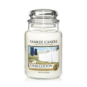 YANKEE CANDLE CLEAN COTTON 623 G vyobraziť