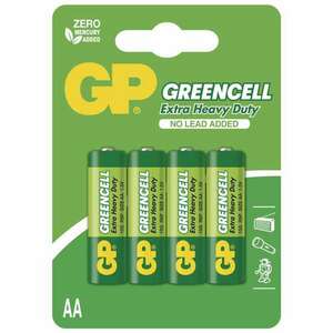 GP BATERIE GREENCELL AA, 4KS BLISTER, B1221 vyobraziť