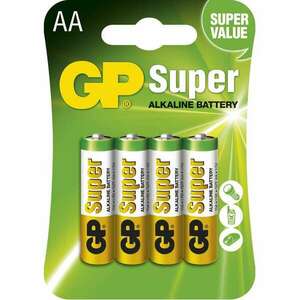 GP ALKALICKE BATERIE SUPER AA, 4KS BLISTER, B1321 vyobraziť