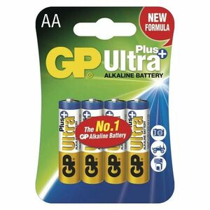 GP ALKALICKE BATERIE ULTRA PLUS AA, 4KS BLISTER, B1721 vyobraziť