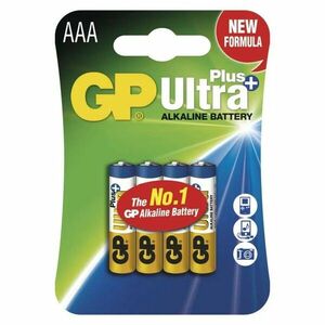 GP ALKALICKE BATERIE ULTRA PLUS AAA, 4KS BLISTER, B1711 vyobraziť