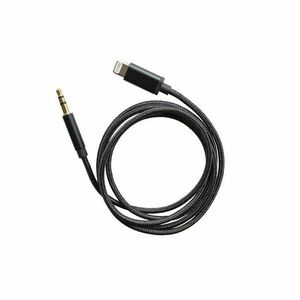 MOBILNET DAD-0126-AUX-LIGHT CIERNY LIGHTNING NA 3, 5MM JACK 1M KABEL (E) vyobraziť