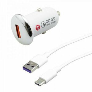 MOBILNET NAU-0027-USB-QC3.0 BIELA 3A QC3.0+TYPEC 5A KABEL AUTONABIJACKA 18W vyobraziť