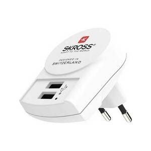 SKROSS DC10 EURO USB NABIJACI ADAPTER, 2400MA, 2X USB VYSTUP vyobraziť