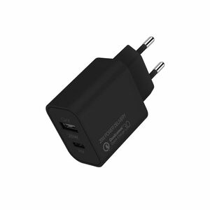 COLORWAY AC NAB. TYPE-C PD + USB QC3.0, 20W V2, CIERNA (CW-CHS025QPD-BK) vyobraziť