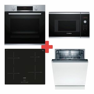 BOSCH HBA513BS1 + BFL523MS0 + PUE611BB1E + SMV2ITX16E vyobraziť