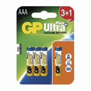 GP AAA ULTRA PLUS 24AUP, 3+1KS BLISTER, B1711N vyobraziť