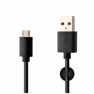 FIXED FIXD-UM-BK DATOVY A NABIJACI KABEL S KONEKTOROM MICRO USB, 2, 4A, CIERNY vyobraziť