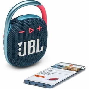 JBL CLIP 4 BLUE/CORAL vyobraziť