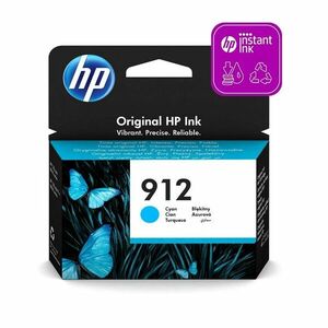 HP ORIGINAL INK 3YL77AE, HP 912, CYAN, 315STR., HIGH CAPACITY, HP OFFICEJET 8012, 8013, 8014, 8015 vyobraziť