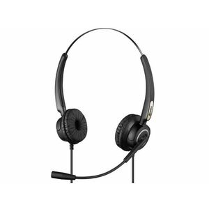 SANDBERG PC SLUCHADLA USB PRO STEREO HEADSET S MIKROFONOM, CIERNE vyobraziť