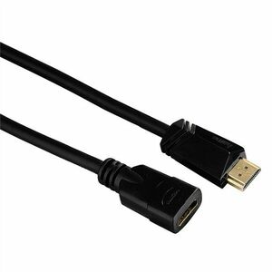 HAMA 122121 HDMI PREDLZOVACI KABEL VIDLICA-ZASUVKA, POZLATENY, 3*, 3 m vyobraziť