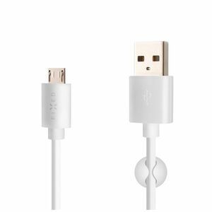 FIXED FIXD-UM-WH DATOVY A NABIJACI KABEL S KONEKTOROM MICRO USB, 2, 4A, BIELY vyobraziť