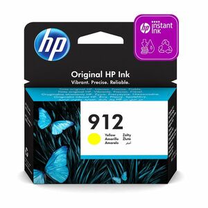 HP ORIGINAL INK 3YL79AE, HP 912, YELLOW, 315STR., HIGH CAPACITY, HP OFFICEJET 8012, 8013, 8014, 8015 vyobraziť