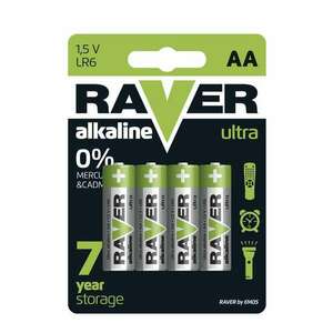 EMOS B7921 RAVER ALKALICKE BATERIE LR6 AA, 4KS BLISTER vyobraziť