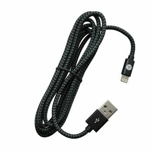 STURDO KAB-0083-STU-LIGHT LIGHTNING KABEL 2A (MFI) PLETENY 1, 8M, CIERNY vyobraziť