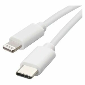 EMOS SM7015W NABIJACI A DATOVY KABEL USB-C 2.0/ LIGHTNING MFI, 1 M, BIELY vyobraziť