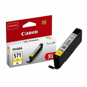 CANON CLI571Y XL ORIGINAL ATRAMENT, YELLOW, 11ML, HIGH CAPACITY vyobraziť