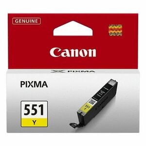 CANON CLI551Y XL ORIGINAL ATRAMENT, YELLOW, 11ML vyobraziť