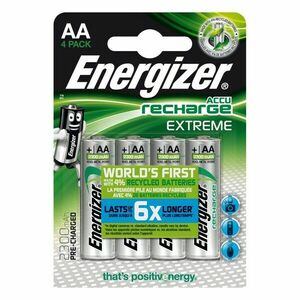 ENERGIZER RECHARGE EXTREME AA HR06 2300MAH, 4KS BLISTER vyobraziť