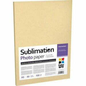 COLORWAY PHOTO PAPER SUBLIMATION 100G/M, A4, 100PC. (PSM100100A4) vyobraziť