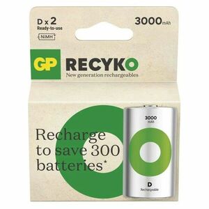 GP NABIJACIA BATERIA RECYKO 3000 D (HR20) 2PP, B2543 vyobraziť