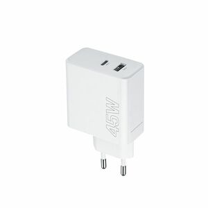 MAXLIFE MXTC-07-45AC PD QC NABIJACKA 1X USB-C 1X USB 45W, BIELA vyobraziť