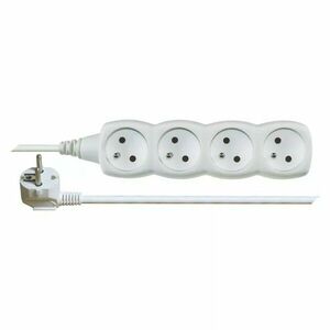 EMOS P0417 PREDLZOVACI KABEL 4 ZASUVKY, 7M, BIELY vyobraziť