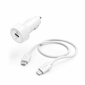 HAMA 210564 SET RYCHLA USB NABIJACKA DO VOZIDLA USB-C PD 20 W + KABEL USB-C LIGHTNING 1 M vyobraziť