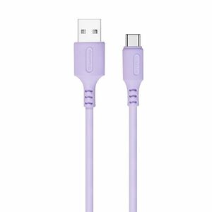 COLORWAY KABEL USB TYPE-C (SOFT SILICONE) 2.4A 1M, PURPLE (CW-CBUC044-PU) vyobraziť