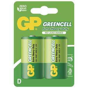 GP BATERIE GREENCELL D, 2KS BLISTER, B1241 vyobraziť